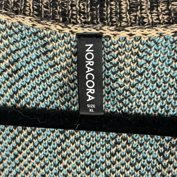 NoraCora Wool Open Cardigan Sweater Womens Size XL Aztec Western - Picture 3 of 4